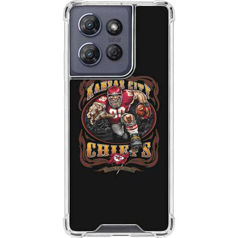 Liquid Blue NFL Kansas City Chiefs Running Back Moto G Play 5G (2025) Clear Case